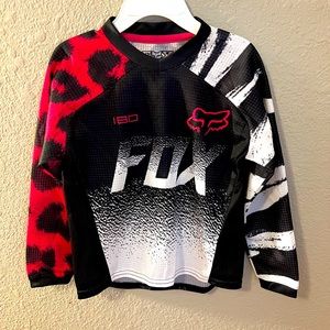 FOX RACING  kids long sleeve.  Size kids small